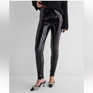 NWT High Waisted Sequin Leggings